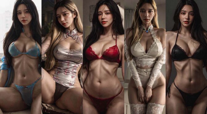 【AI美女圖鑑】No.732 Model Cozy – OL Suits 凹凸有致完美胴體模特 [50P 10M]